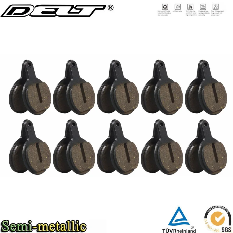 

10 Pair Semi-Metal Mountain E-BIKE Bicycle Bike Disc Brake Pads For NOVELA Lyra L10.11 MD-C500 Parts Accessories