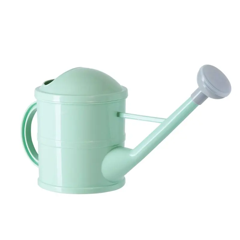 

Small Mint Green Plastic Watering Can with Long Spout Sprinkler Head for Garden, Indoor and Outdoor Plants, Flowers, 0.4 Gallon