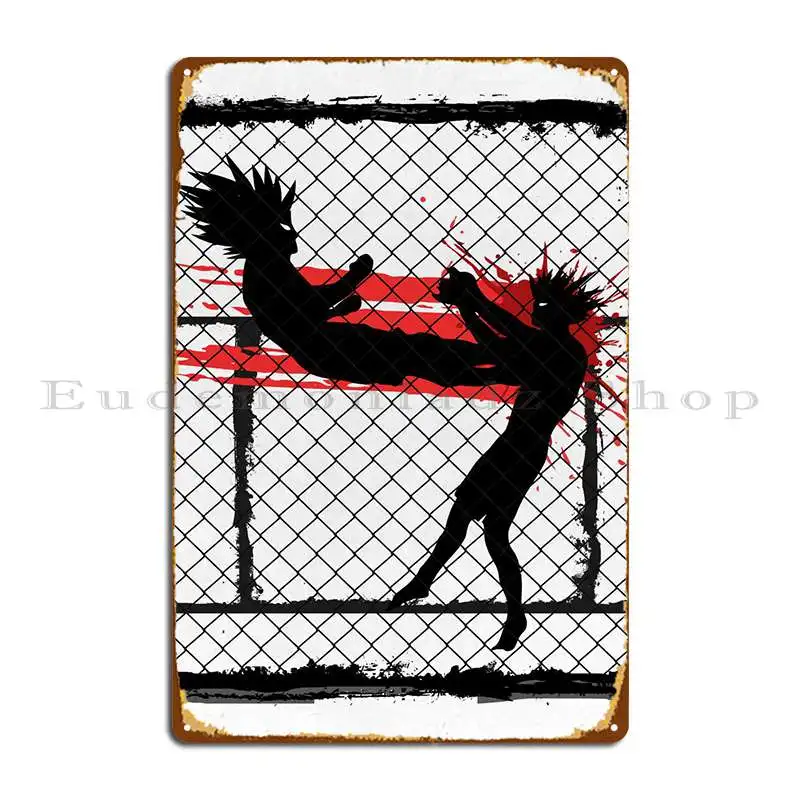 

Fighting Without Rules Metal Plaque Custom Retro Wall Decor Home Wall Mural Tin Sign Poster