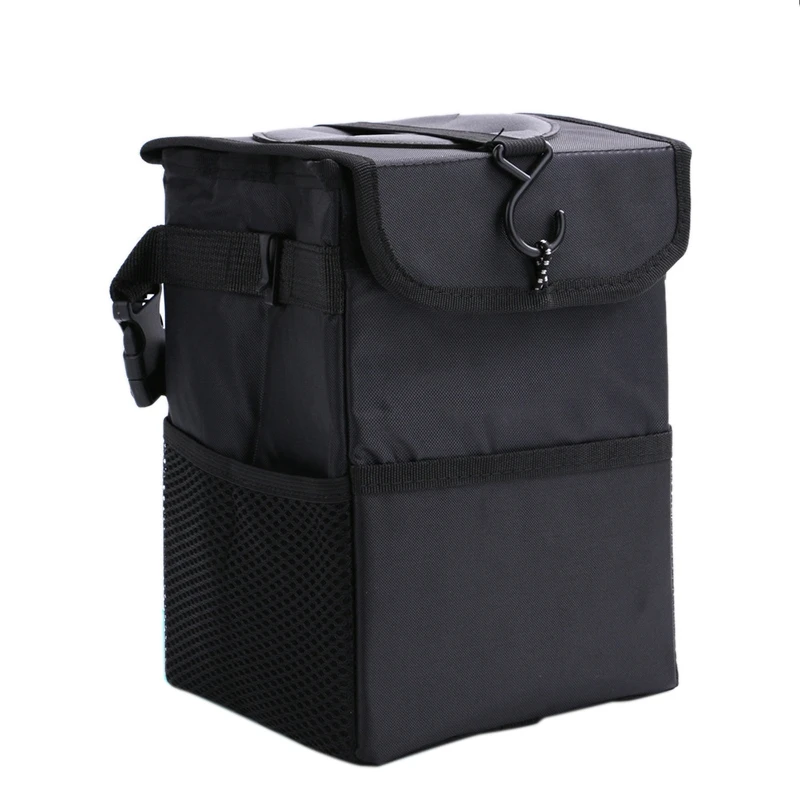 

New-Car Garbage Bag Waterproof Car Trash Can With Lid Auto Door Seat Back Garbage Bag Hanging Leak-Proof Car Storage