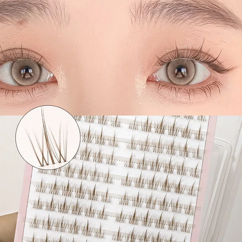 Подсолнухи накладные ресницы натуральная имитация манга норковые для