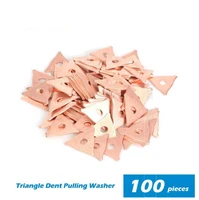 100pcsset dent pulling triangle washer for spot welder panel pulling star washer spot welding machine consumables