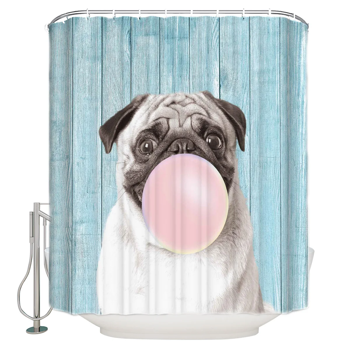 

Водонепроницаемая душевая занавеска с изображением животных, собак