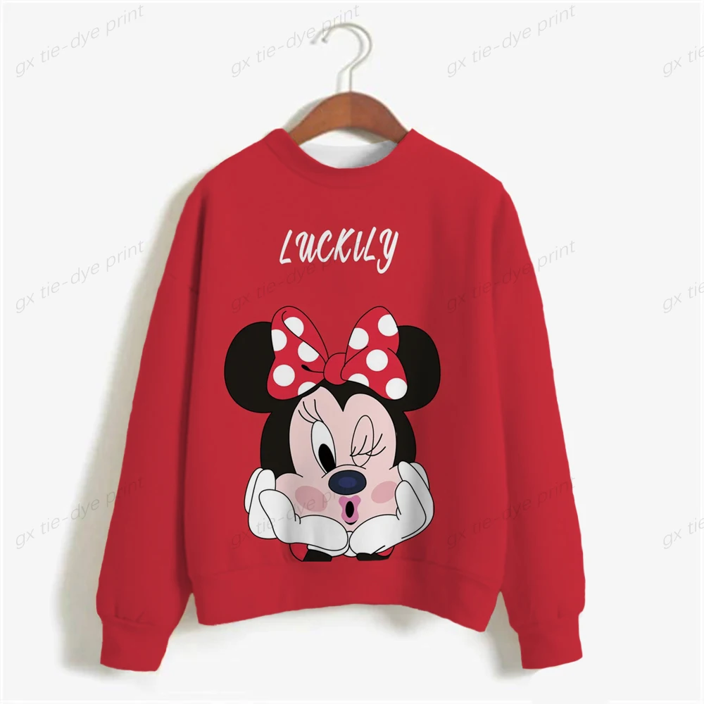 

Korean version of Disney Mickey Mouse print hooded sweater female student jacket trendy ins sweater women's top women's hoodie