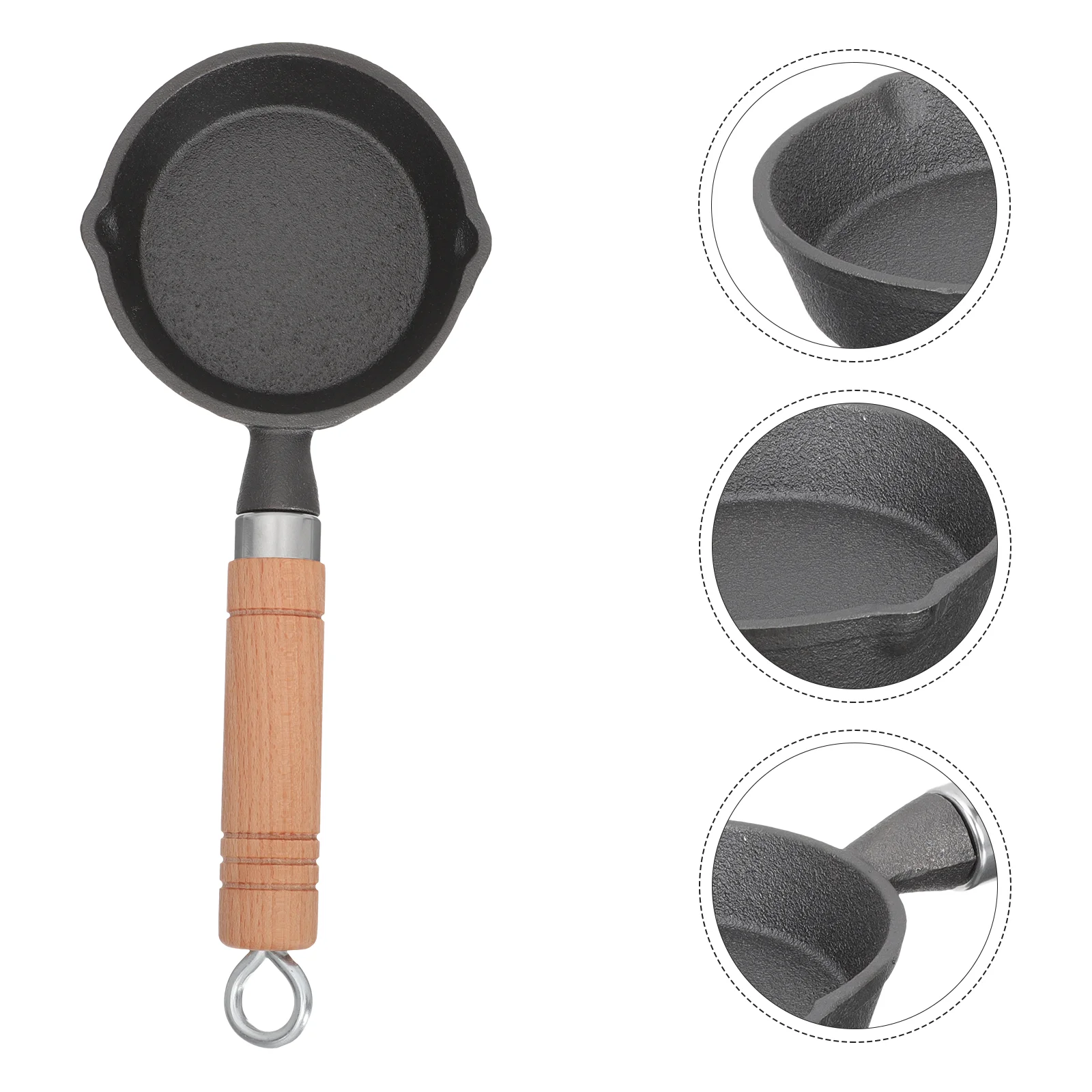 

Mini Omelet Pan Egg Frying Steak Non-stick Household Kitchen With Handle Handheld