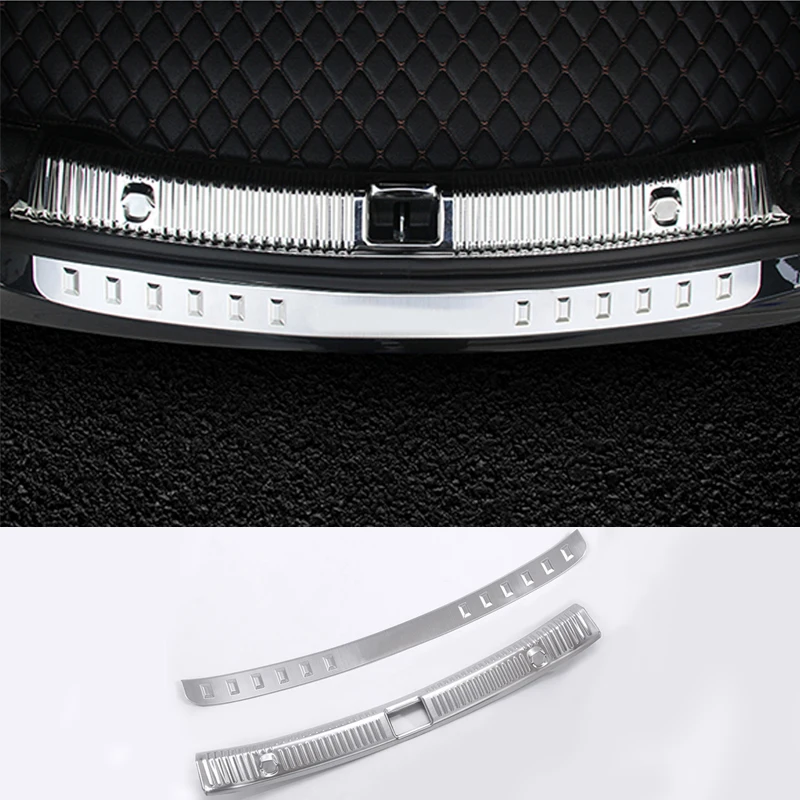 

Stainless Car Rear Bumper Protector Plate Decorate Cover Car Trunk Boot Trim For Mercedes-Benz E Class W213 2017-2020