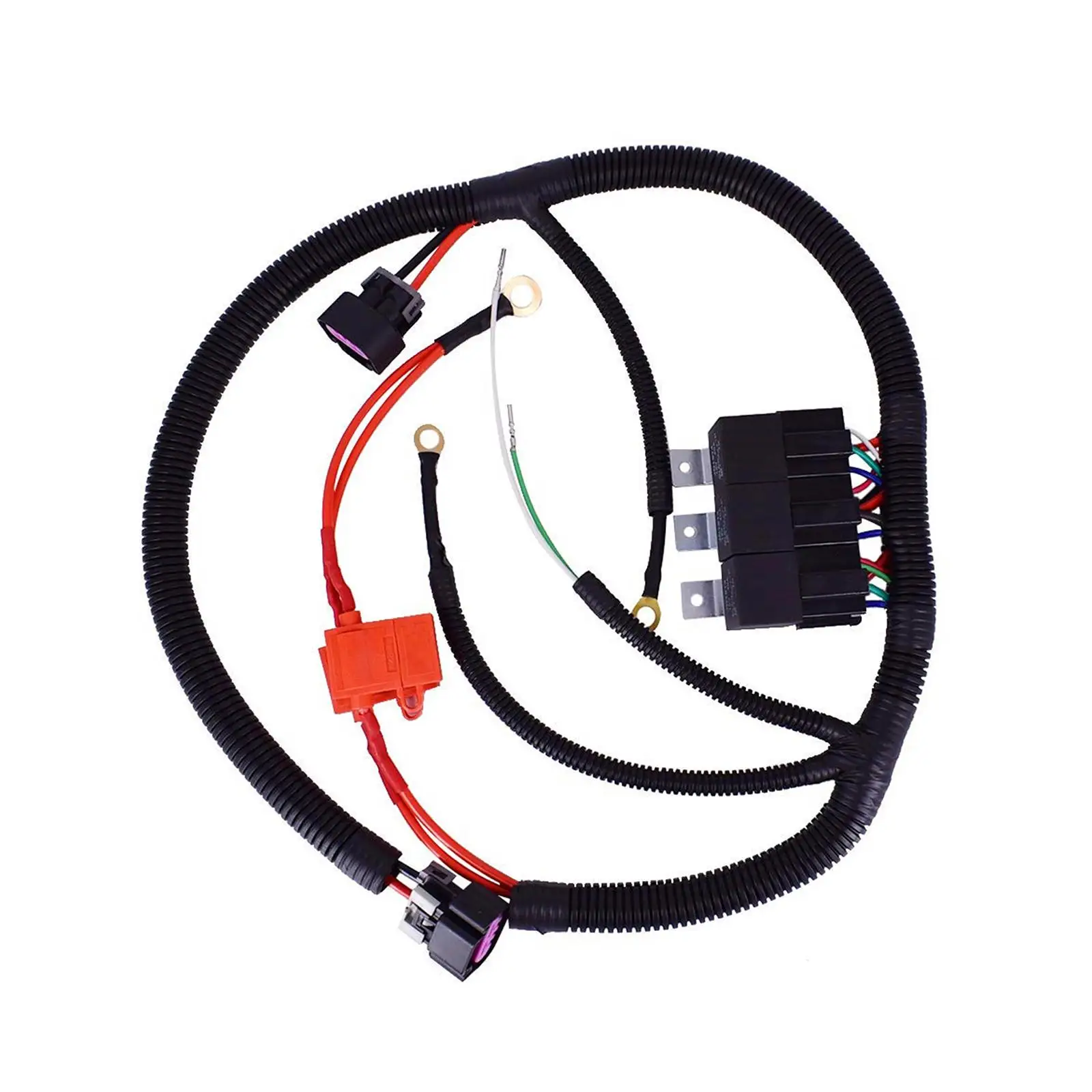 

Dual Electric Fan Upgrade Wiring Harness Replace for GM Escalade Sierra