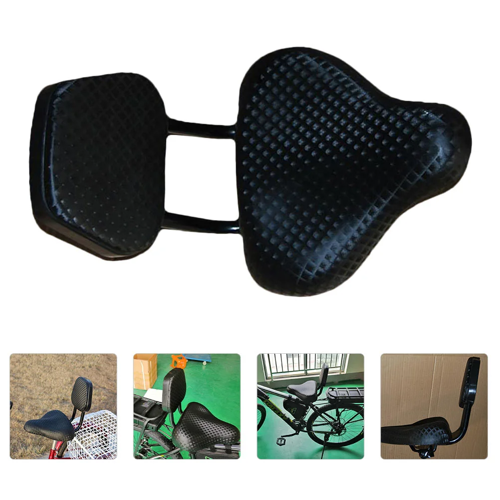 

Saddle with Backrest Cozy Bike Saddle Shock-absorption Bike Saddle