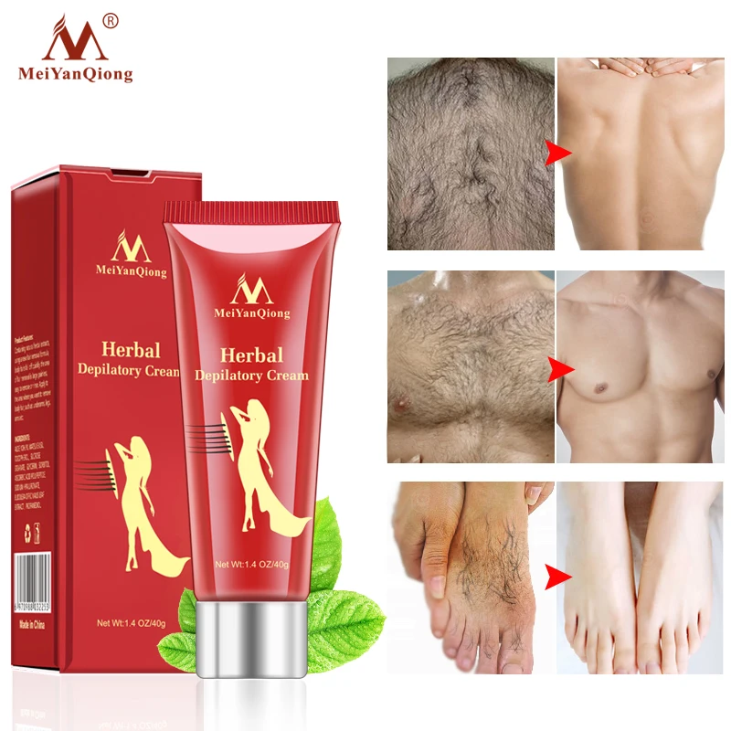 

Powerful Painless Hair Removal Cream Stop Hair Growth For Men Women Armpit Legs and Arms Skin Care Depilatory Cream