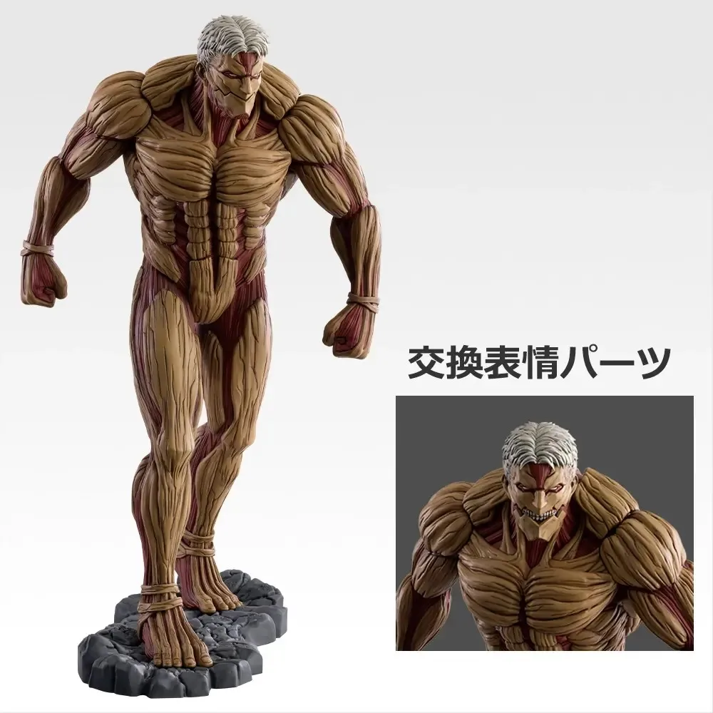 Фото Оригинальные фигурки Bandai Ichiban Kuji по мотивам «Атаки Титанов»: Титан в броне, Титан с челюстью, Леви Аккерман, Титан-основоположник, Титан-зверь. №2
