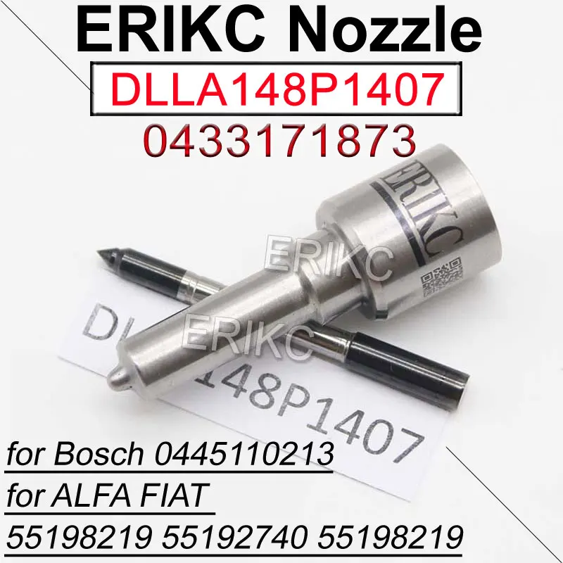 

DLLA148P1407 Diesel Injector Nozzle Tip DLLA 148 P 1407 Common Rail Spare Parts 0433171873 For FIAT 55198219 55192740 0445110213