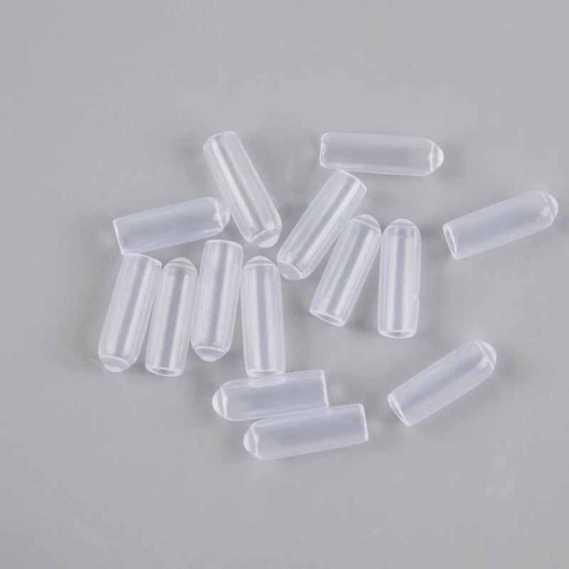 

200PCS Hairbands Ends Medium Size Inner 3.5mm Clear Rubber Tips For The End Of 4mm,5mm Metal Headbands To Protect From Hurt,