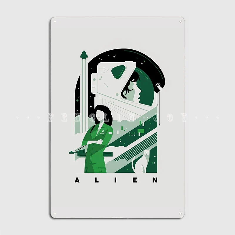 

Металлический знак Alien Ellen, классические пластины, оловянные плакаты