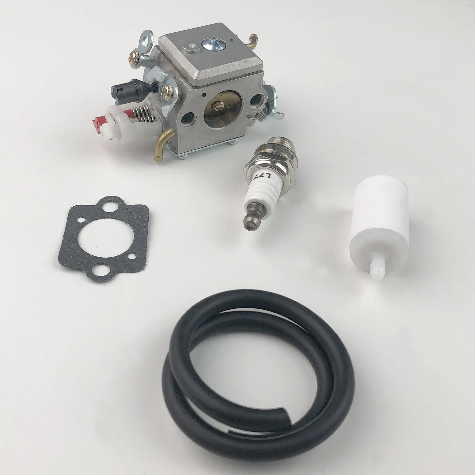 Карбюратор HUS350, топливный фильтр, прокладка свечи зажигания для бензопилы HUSQVARNA 353 357 357XP Zama Carb C3-EL42 505203001, 1 комплект