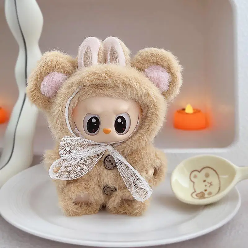 17 см мини-плюшевая кукла одежда аксессуары для Кореи Kpop Exo Labubu Idol V1 V2 шляпа с