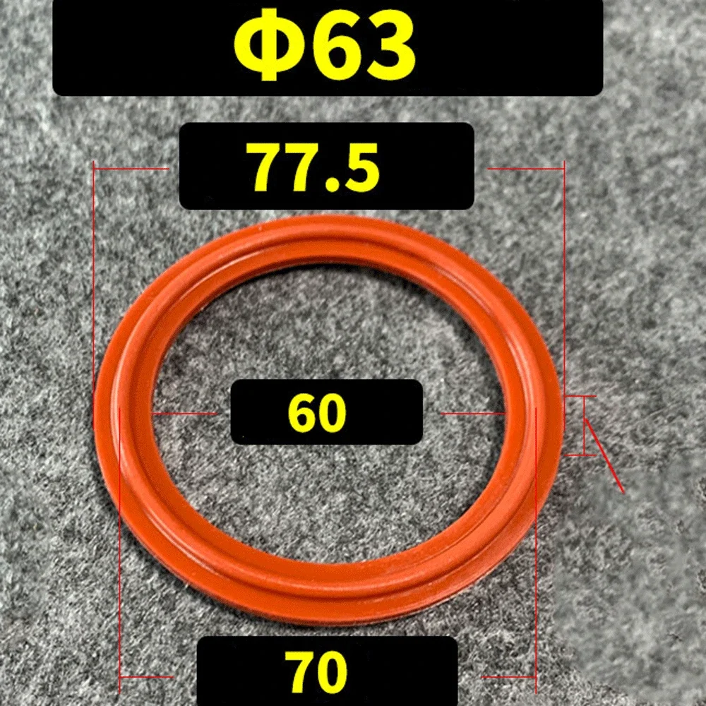 

25 38 51 63 102 мм 1,5 дюйма 2 дюйма 2,5 дюйма 3 дюйма 4 дюйма Tri Clamp VMQ Силиконовая резиновая сантехническая уплотнительная прокладка для домашнего пивоварения