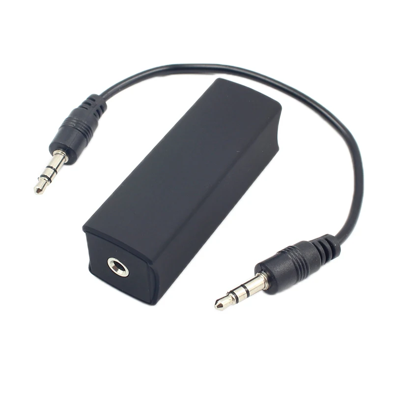 

Centechia round Loop Noise Isolator Audio Anti-jamming Device with 3.5mm Audio Interface for Car Audio System Home Stereo