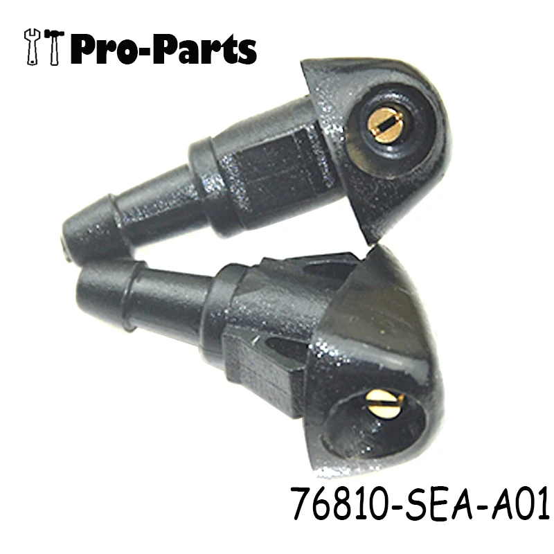 

2 шт., форсунки для омывателя лобового стекла для Honda Civic Fit Jazz