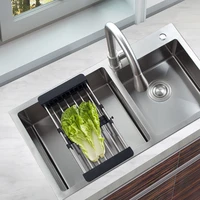 kitchen sink basket black stainless steel undermount basin bathroom accessories basin fregaderos de cocina home improvement