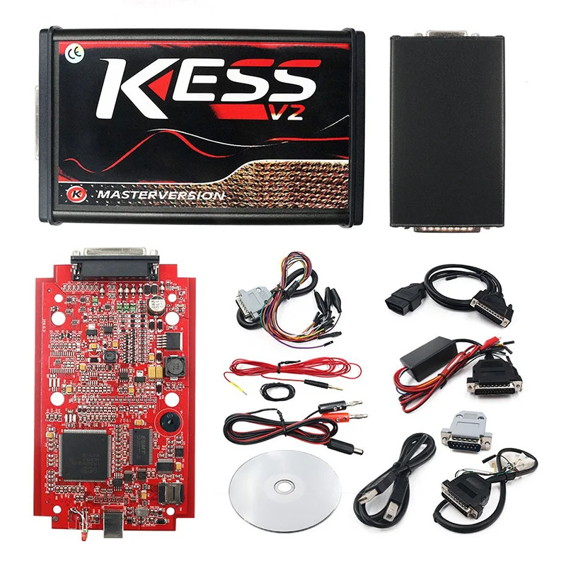 Фото New Version ECU Programming Tuning Tool For Kess V2 V5.017 OBD2 V7.020 For KTAG Firmware Car Trucks Master BDM Software Red PCB №4