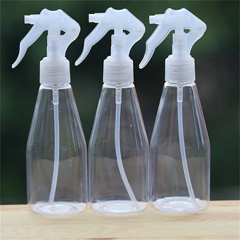 

200ml Cleaning Spray Bottle Landscape Fine Empty Mist Spray Bottle Trigger Water Plastic Bottle Watering Cleaning Garden