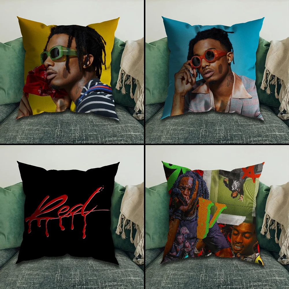 P-Playboi Carti Pillow Case Pillowcase Home Sofa Cushions Car Pillowcover Office Pillowshell