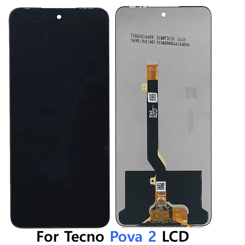 

6.9" Original Display For Infinix Tecno Pova 2 LE7 LCD Display Screen Touch Digitizer For Tecno Pova2 LE7 Display Pova2 LCD