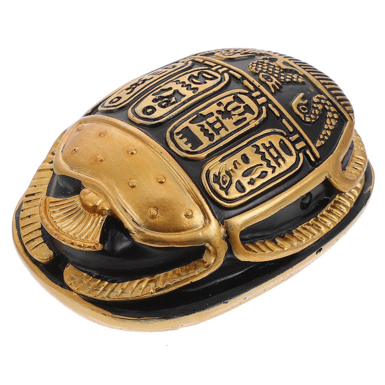 

Decorative Scarab Beetle Craft Egypt Monument Ornament Resin Artistic Adornment