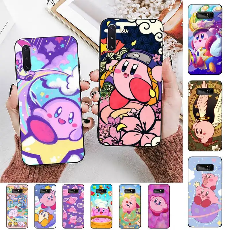 

BANDAI Kirby Phone Case for Samsung Note 5 7 8 9 10 20 pro plus lite ultra A21 12 72