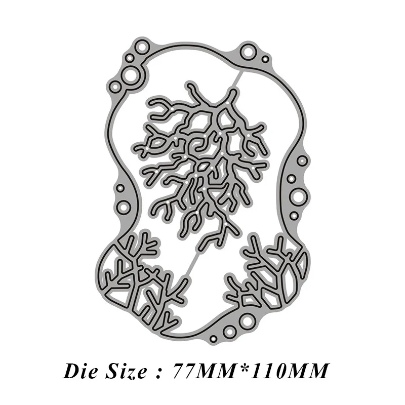 

Ocean World Metal Cutting Dies Stencils For DIY Scrapbooking Decorative Embossing Handcraft Die Cutting Background Frame Dies