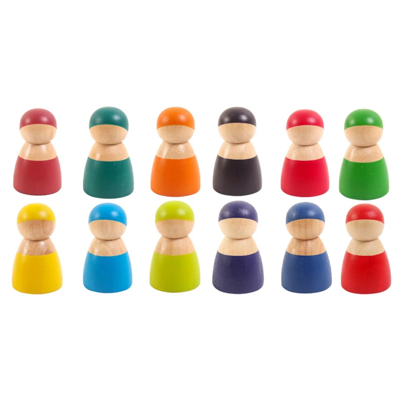 

12 шт./набор, деревянные игрушки для детей