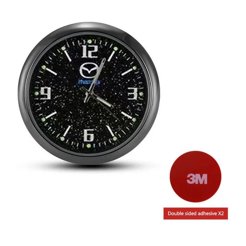 

Автомобильная центральная консоль, кондиционер, кварцевые светящиеся часы для Mazda 3 6 5 Atenza CX3 CX5 MX5 CX7 Axela CX30 CX90 CX60 CX50