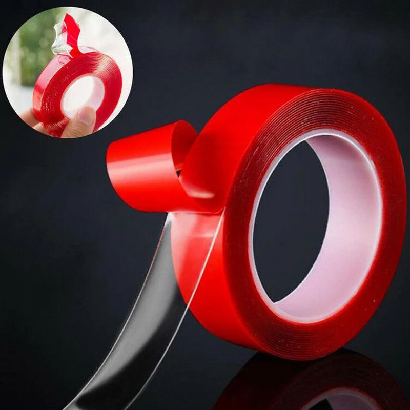 

3m Transparent Silicone Double Sided Tape Sticker For Auto Car High Strength High Strength No Traces Adhesive Sticker DIY