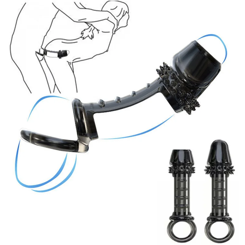 Льняная насадка кольца на пенис для телефона многоразовые силиконовые игрушки