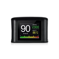 gps digital speedometer head up display hud display new car hud p10 is suitable for car obd2 instrument hud system