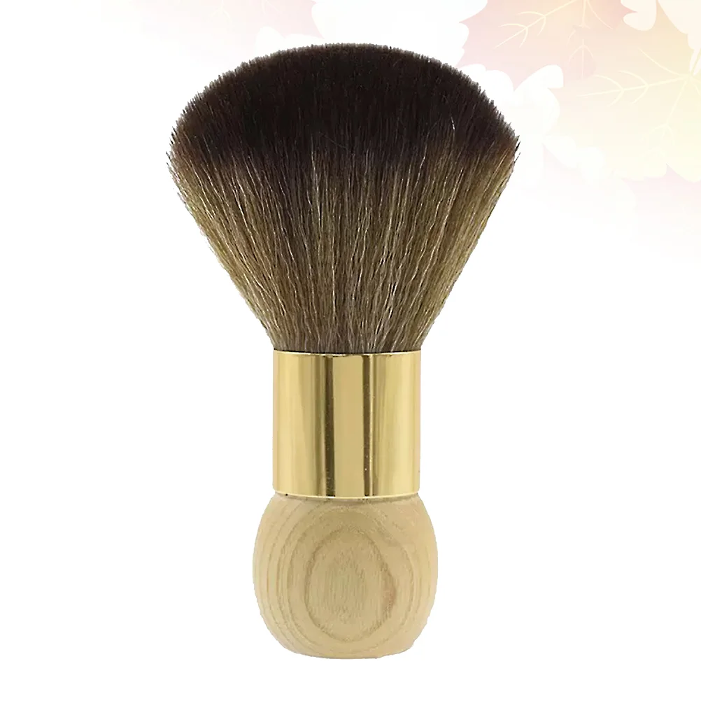 

1pc Hair Cutting Brush Barber Portable Wood Cleaning Brush Hair Brush Accessory