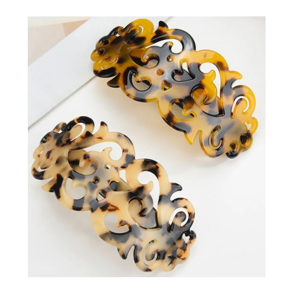 

Hollow Shape Vintage Hair Accessory Ornament Jewelry Barrette Clip for Women Girls Fine Ponytail Holders for Tiara Christmas