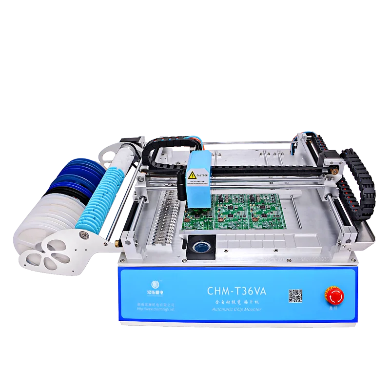 Производственная линия SMT: CHMT36VA SMT Pick and Place Machine + Вибрационный питатель 3040