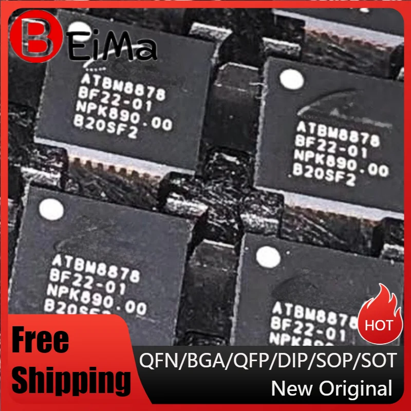 

(5-10piece)AU6268-A61-JGF-GR ATBM8878 USB2.0 Hub Controller Provide One-Stop Bom Distribution Order Spot Supply