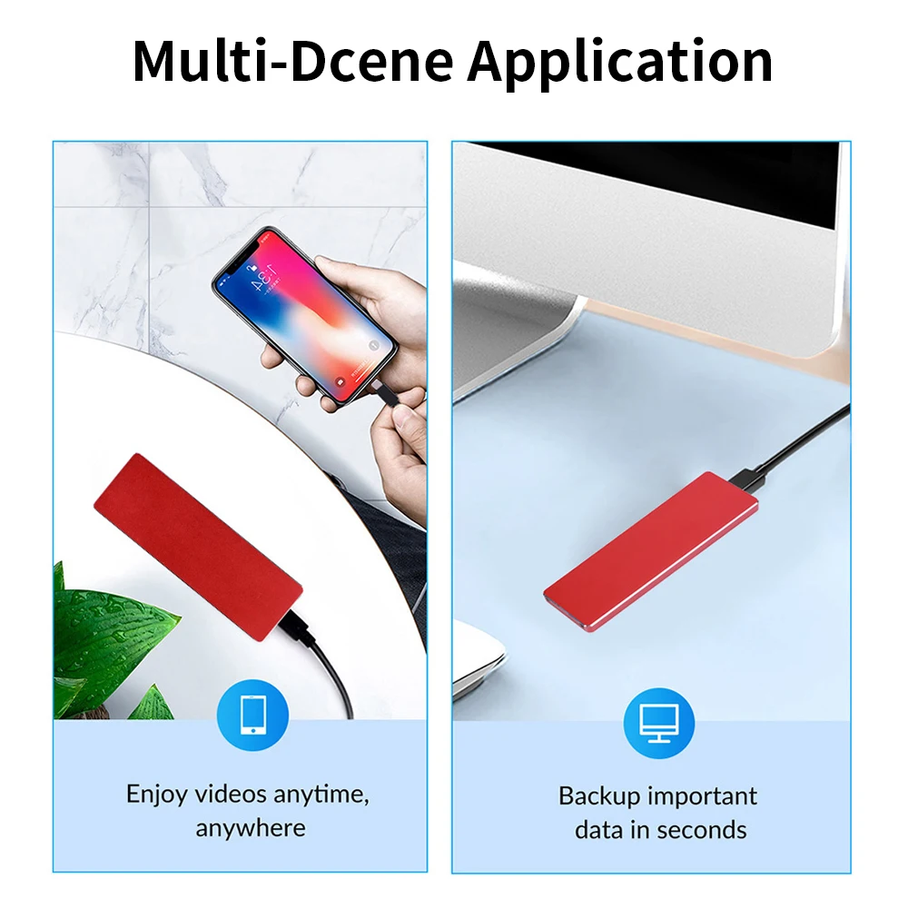 Внешний чехол TISHRIC M2 Nvme алюминиевый сплав поддержка двойного протокола корпус NVME