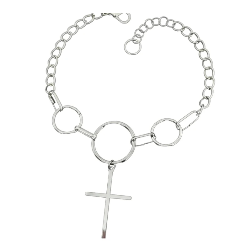 

Cross-shape Clavicle Necklace Girls Light Luxury Women Niche Simple Necklace