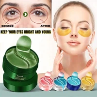 60pcs avocado collagen eye mask natural moisturizing gel eye patches remove dark circles anti age anti wrinkle eye care