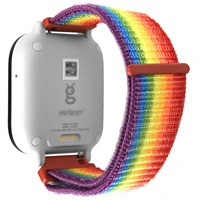 hook loop nylon watch strap 20mm sport watch bands rainbow fit for smart watches for samsung galaxy watch 4 for amazfit gts2