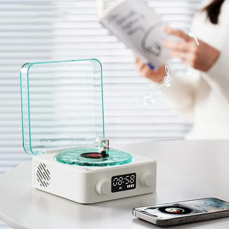 Многофункциональный Ретро-проигрыватель записей поворотные столы стильный