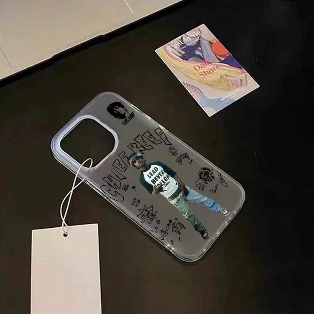 Фото Прозрачный матовый противоударный чехол Epc Chiefs Keefs G-GLO G-GANG для iPhone 17, 16E, 16, 15, 14 Plus, 13, 12, 11, Air Plus, Pro, X, XR, Max №3