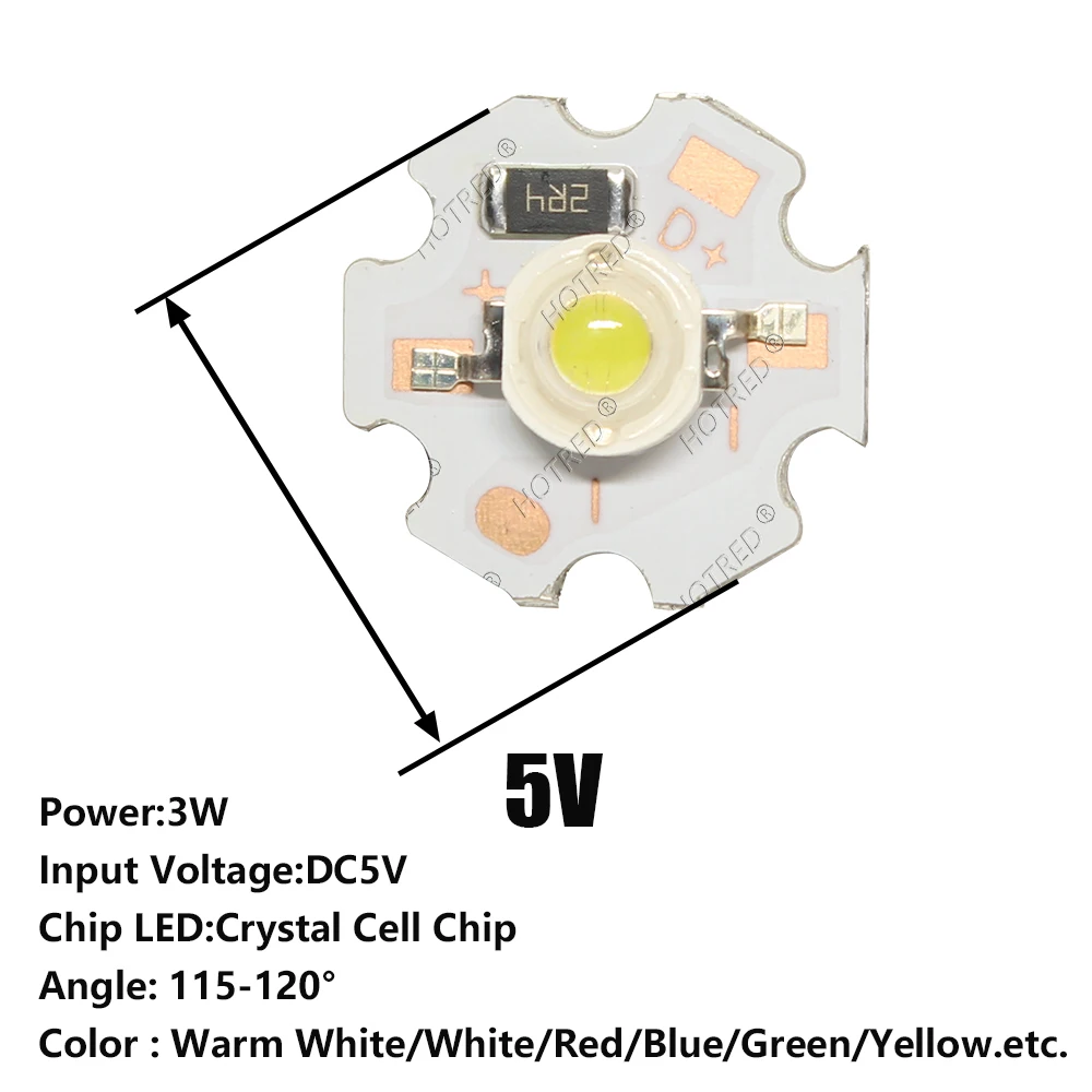 

Набор LED лампочек HotRed 1W 3W DC3-12V
