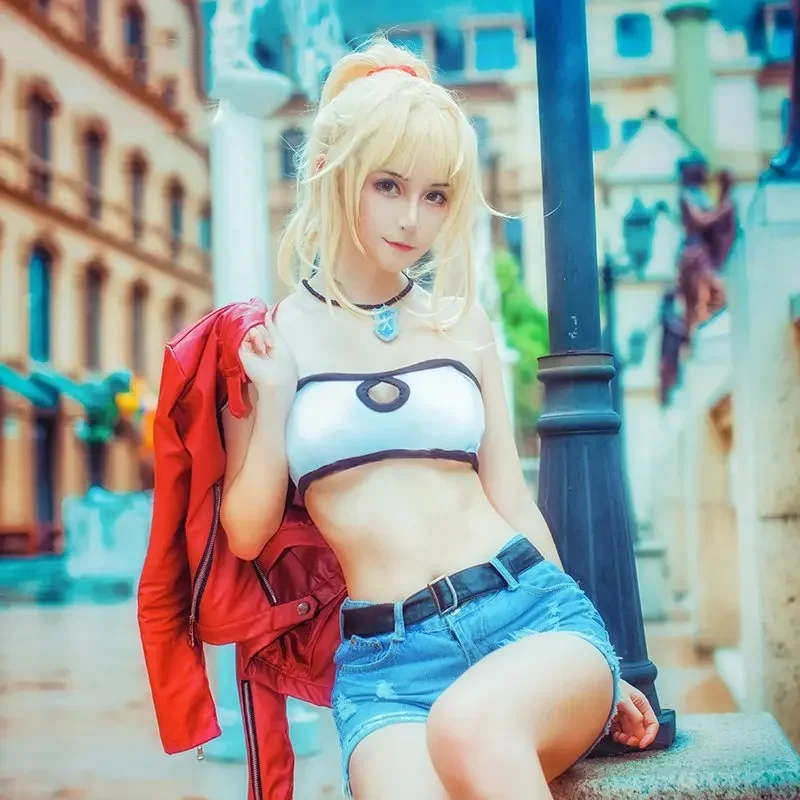 Игровой костюм для косплея Мордред из FGO Fate Grand Order современный Повседневный