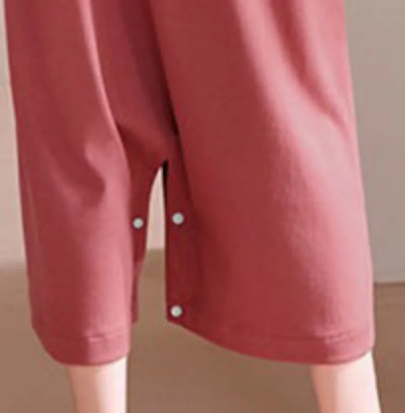 Lady's Summer One-Piece Cartoon Animal Loose And Comfortable Pajamas Polyester Cool Thin Cute Cosplay Sleepwear