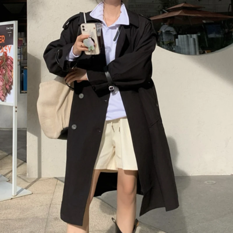 

2021 autumn casual windbreaker long 797h,620-2