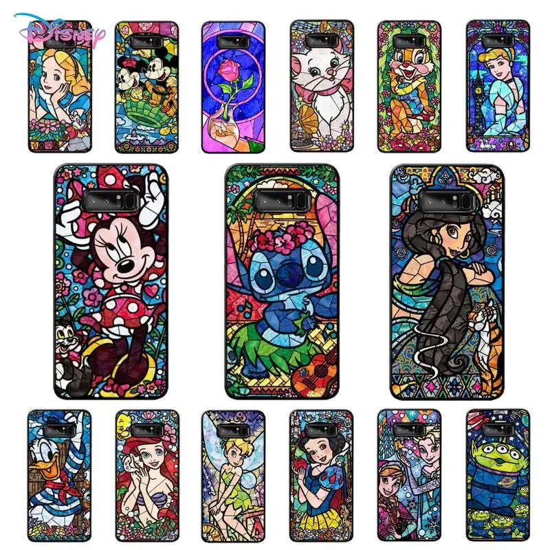 

Disney Mosaic Stitch Princess Phone Case for Samsung Note 5 7 8 9 10 20 pro plus lite ultra A21 12 72